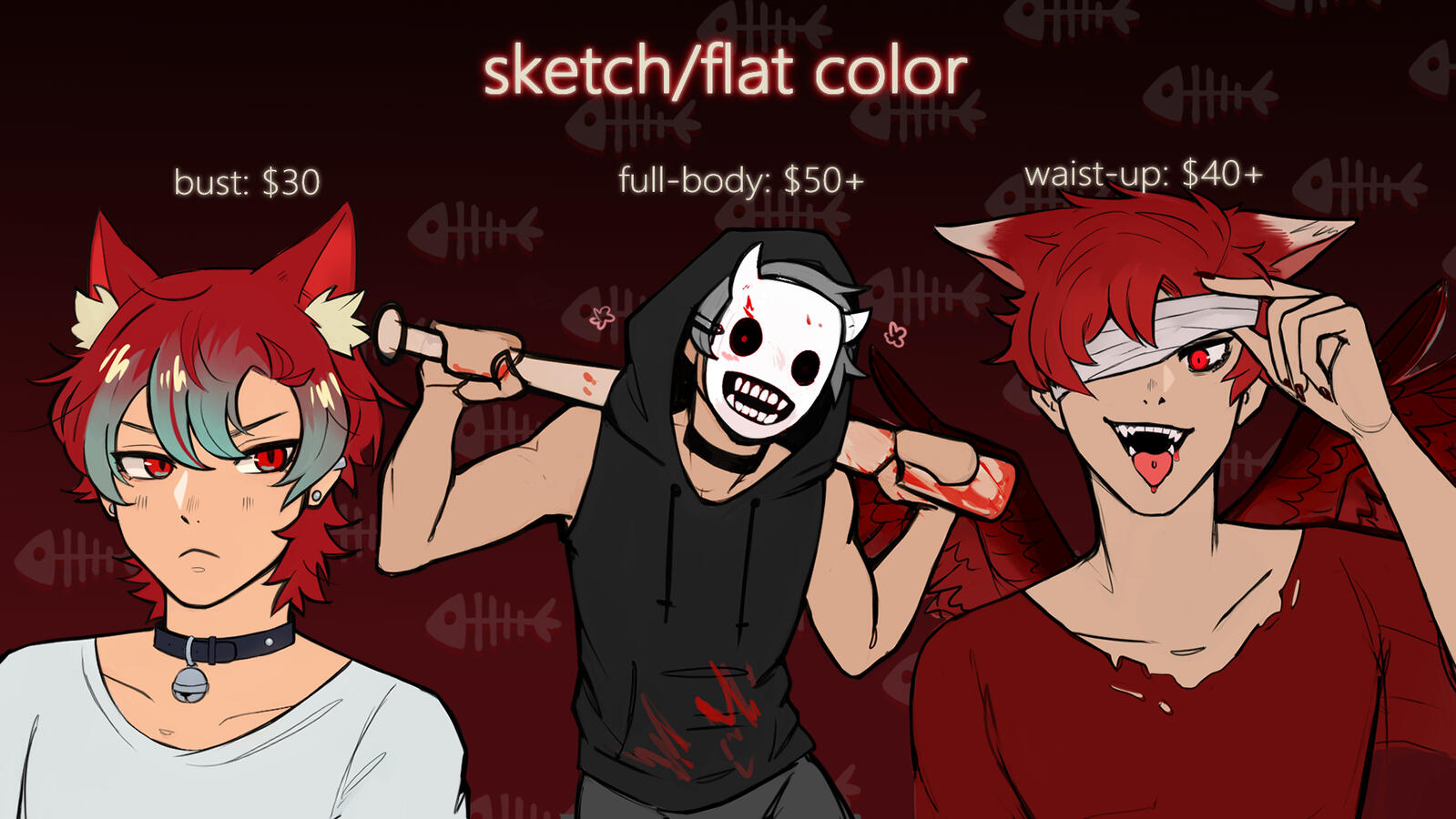 sketch/flat color